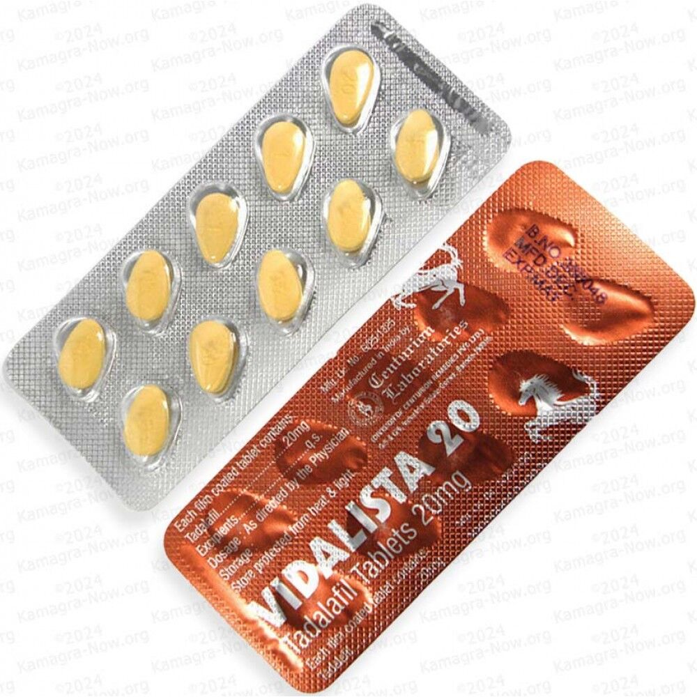 Vidalista-20 Cialis - The Weekender 20mg X 20 Tablets