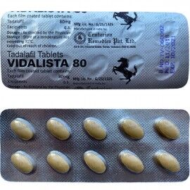 Vidalista X10 pills (80mg Tadalafil/Cialis)