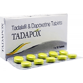TADAPOX-80 (Tadalafil 20mg + Dapoxetine 60mg) X20 Pills